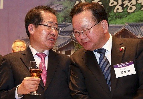 “이 기회 놓치면 대구 나락” 홍준표, 김부겸 공개 지지