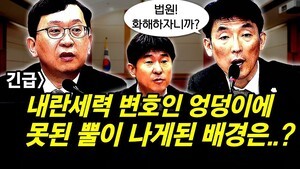 긴급] 내란세력 변호인 엉덩이에 못된 뿔이 나게된 배경은..?